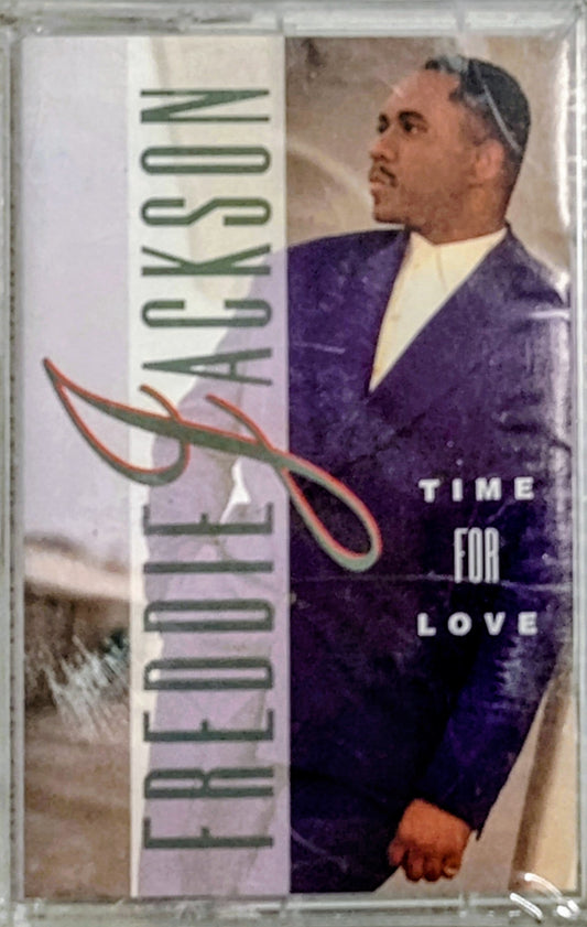 Freddie Jackson - “Time For Love” - CASSETTE TAPE M/M (Sealed; scratchy cellophane)