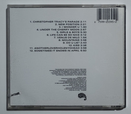 Prince And The Revolution - "Parade (Soundtrack from the Motion Picture Under The Cherry Moon)" - COMPACT DISC VG/VG