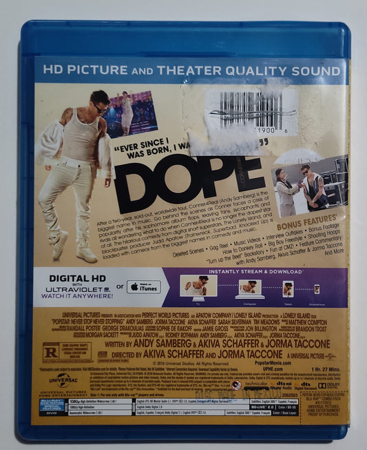 Popstar: Never Stop Never Stopping BLU-RAY