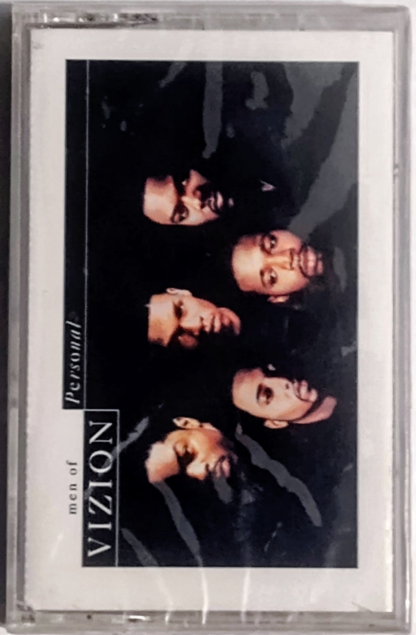 Men Of Vizion - “Personal” - CASSETTE TAPE VG+/M (Sealed; cracked spine and back of case)