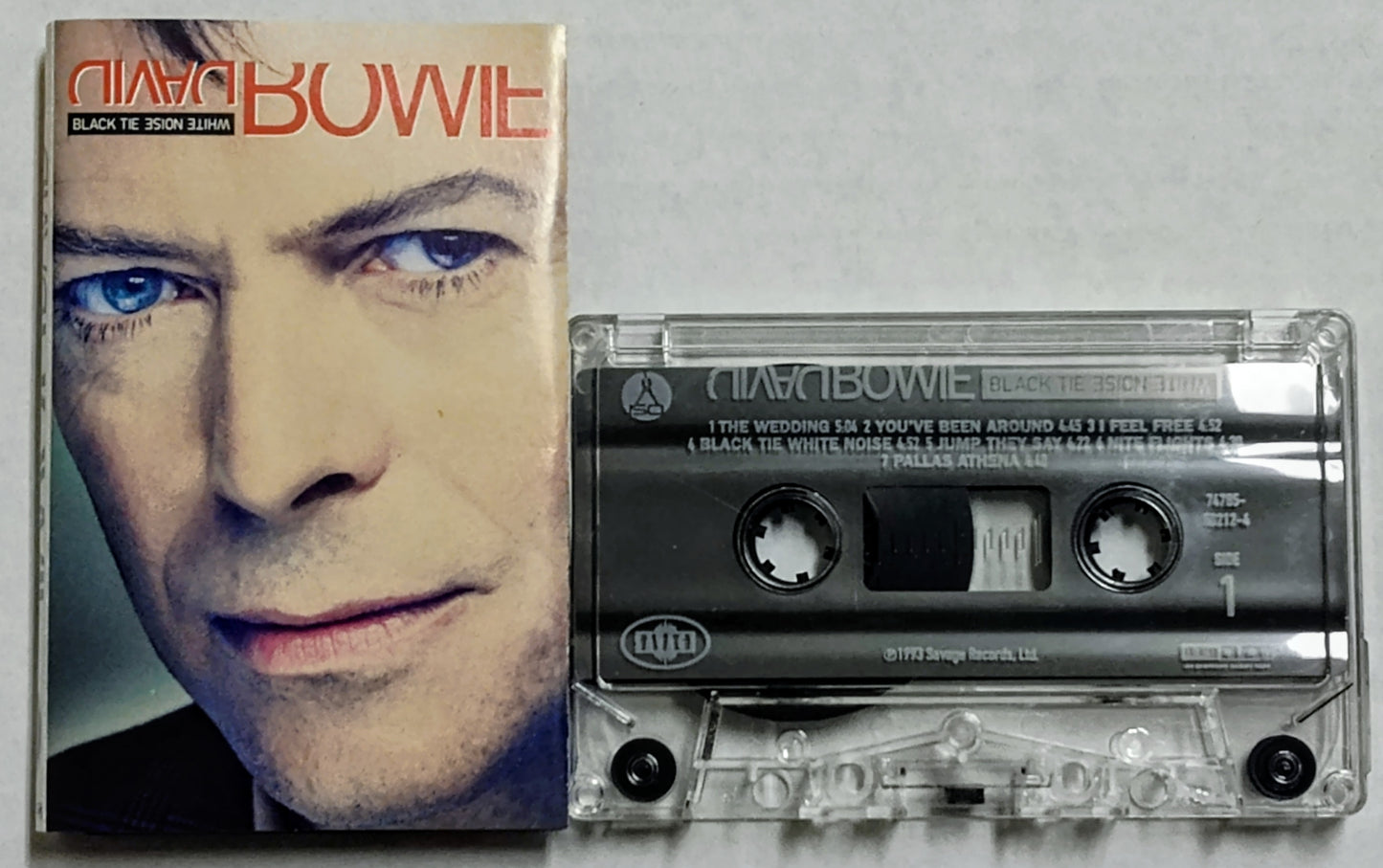 David Bowie - “Black Tie White Noise” - CASSETTE TAPE VG+/VG+