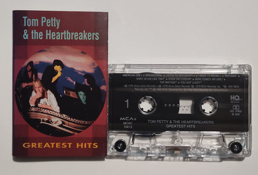 Tom Petty & The Heartbreakers - "Greatest Hits" - CASSETTE TAPE (DOLBY HX PRO B NR) VG+/VG+