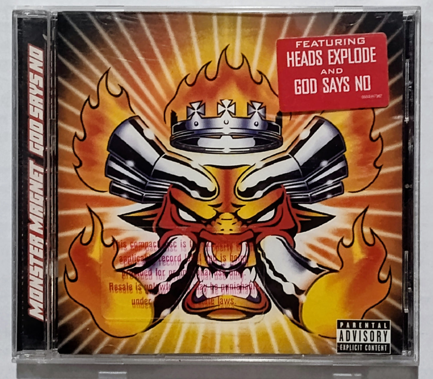 Monster Magnet - “God Says No” - COMPACT DISC VG+/VG