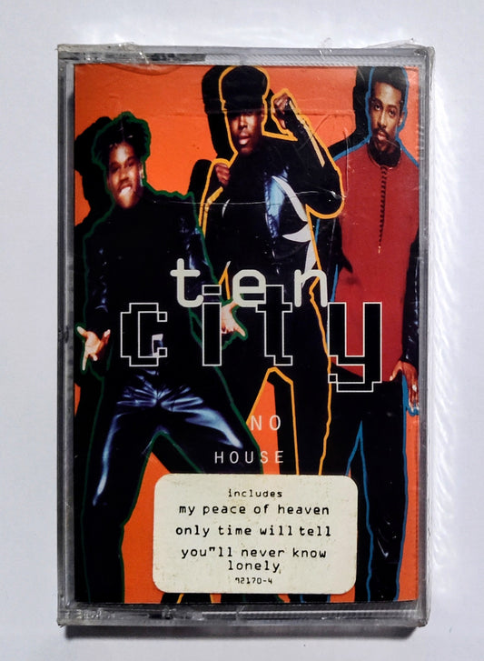 Ten City - "No House Big Enough" - CASSETTE TAPE (SR; DIGalog; DOLBY HX PRO) NM/M (Sealed; broken seal)