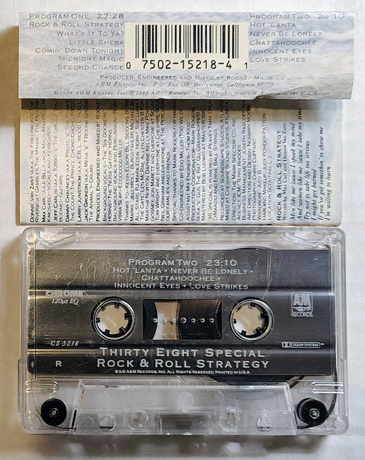 38 Special - “Rock And Roll Strategy” - CASSETTE TAPE VG+/VG