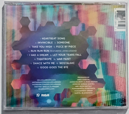 Kelly Clarkson - “Piece By Piece” - COMPACT DISC VG+/M (Sealed; cracked case; hole punch bar code)