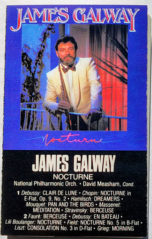 James Galway - "Nocturne" CASSETTE TAPE VG+/VG+