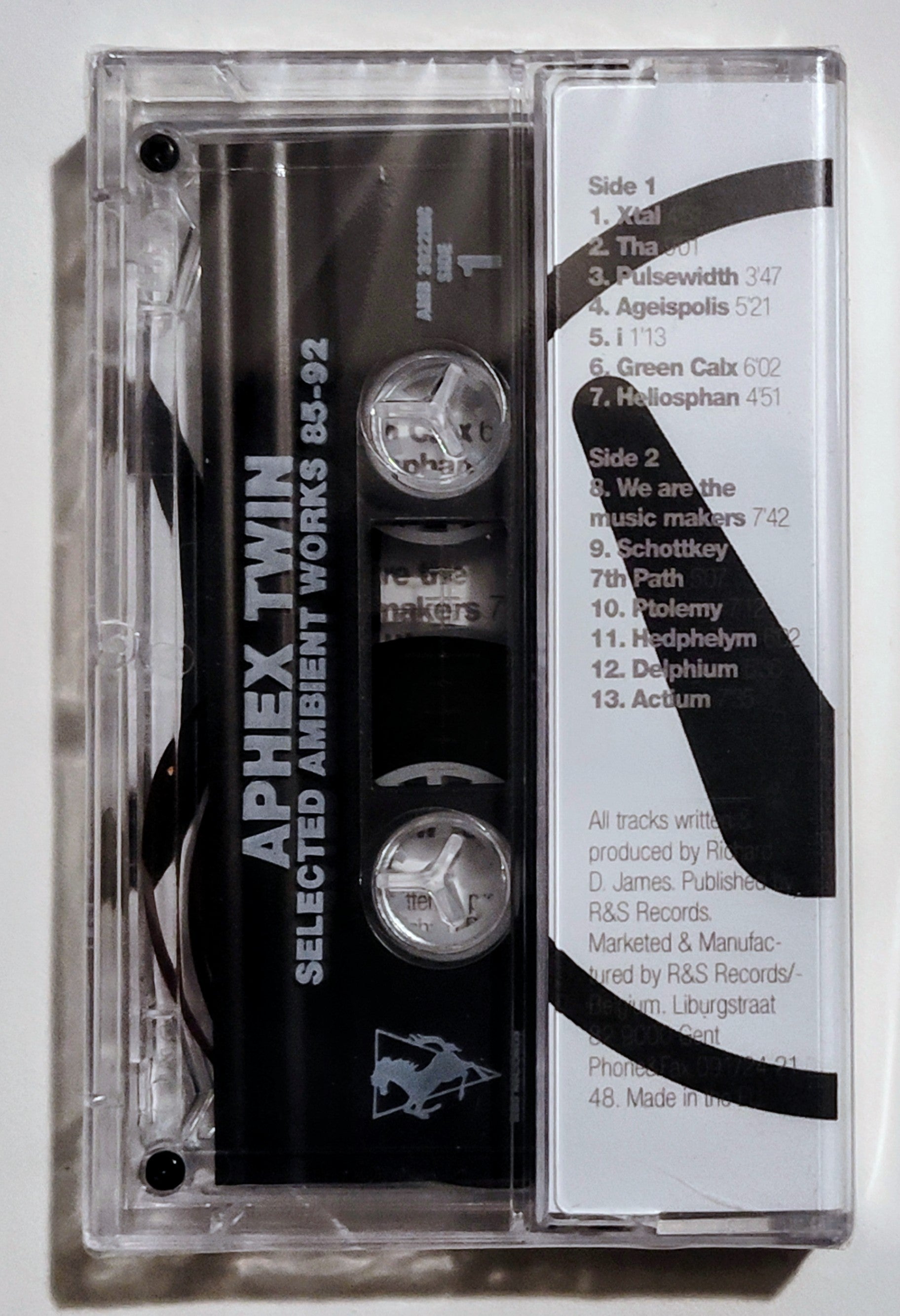 Aphex Ambient Twin Cassette Works - Selected 85-92 Tape カセット 