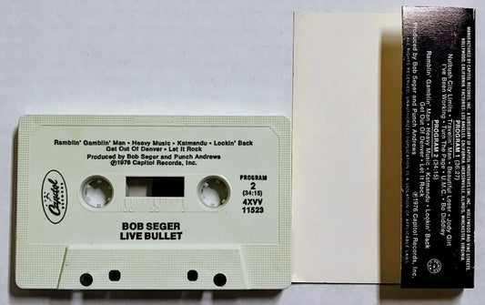 Bob Seger - “Live Bullet” - CASSETTE TAPE VG/VG+