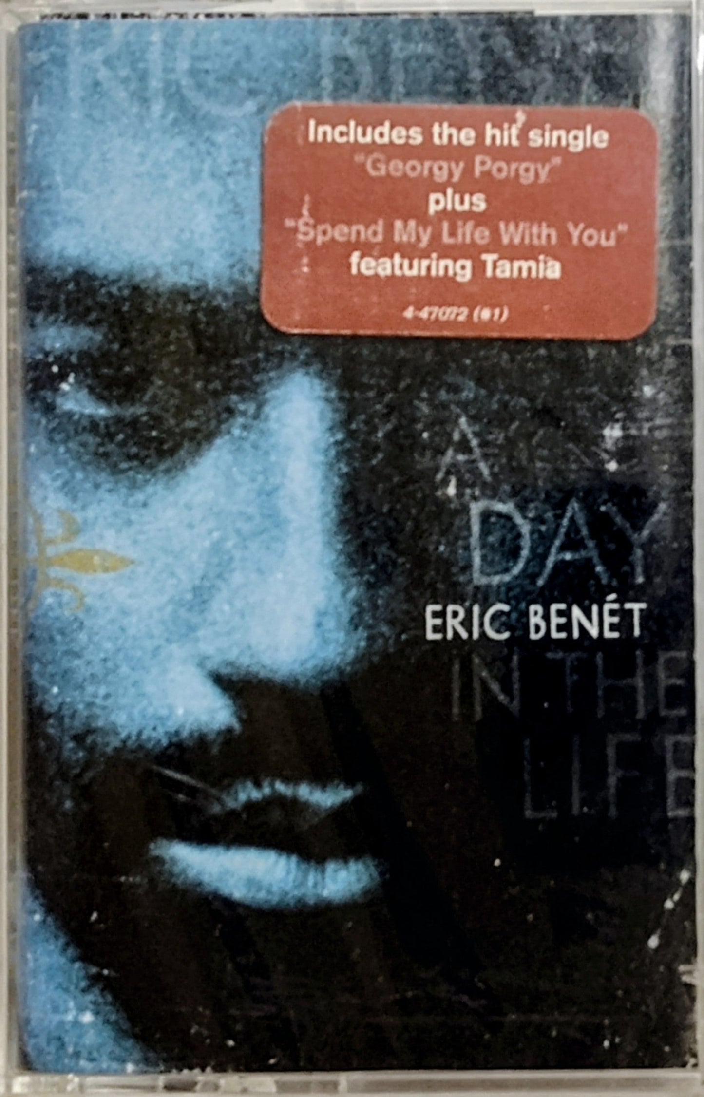Eric Benét - “A Day In The Life” - CASSETTE TAPE NM/M (Sealed; tiny tear in cellophane)